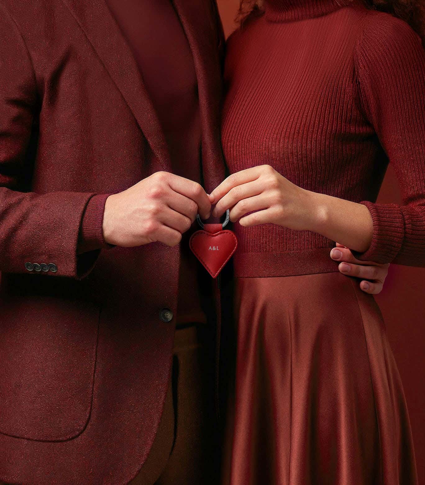 Heart-Shaped key ring Image