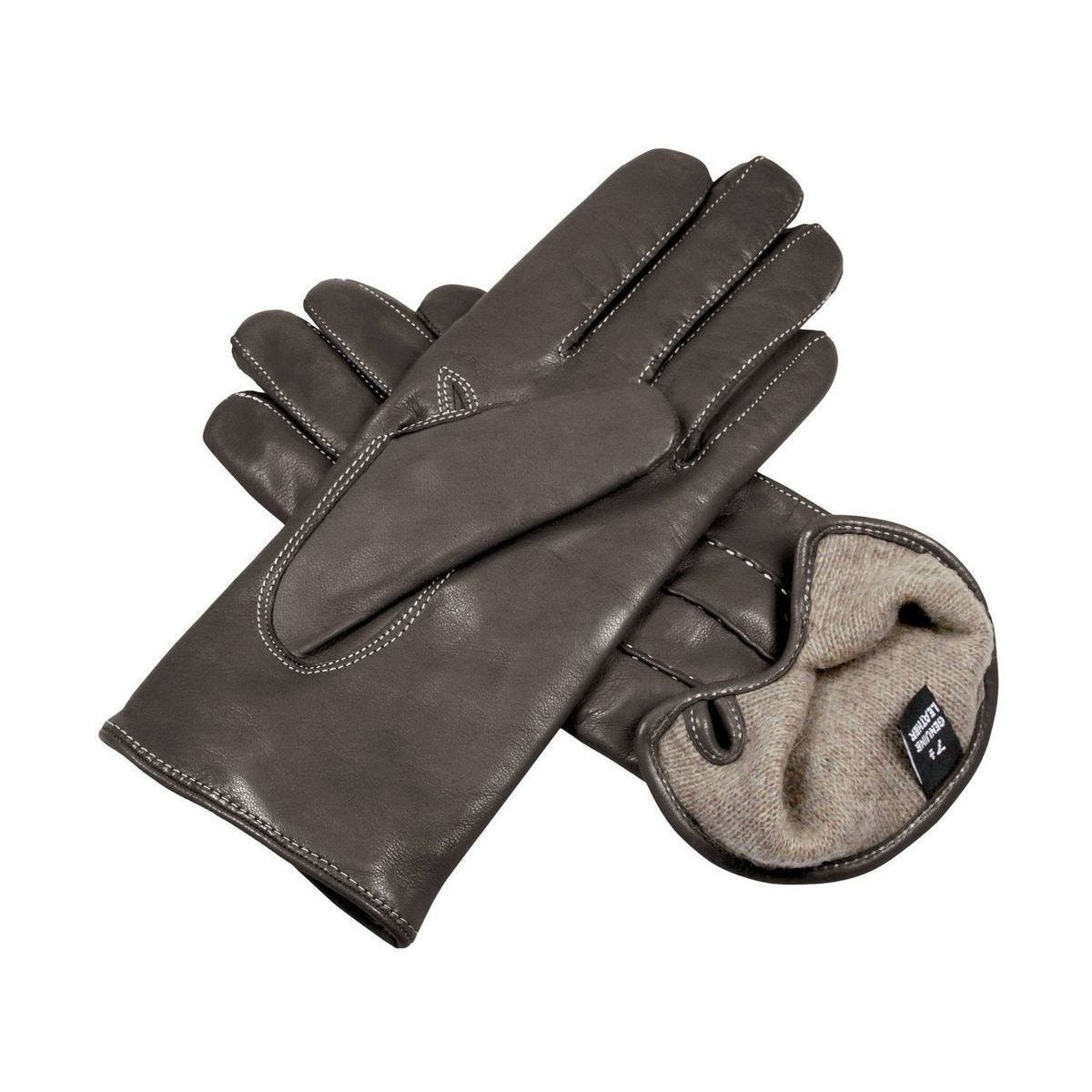 Gloves with button for women
